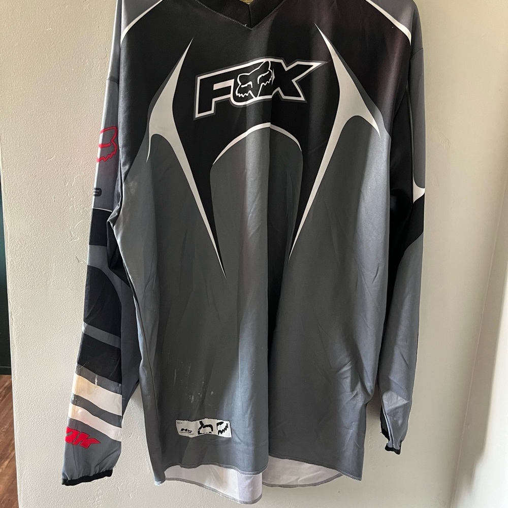Fox Gray and Black Men's Jersey